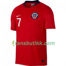 Fotballdrakt Chile Alexis Sanchez 7 Hjemmetrøye Copa América 2019 Kortermet